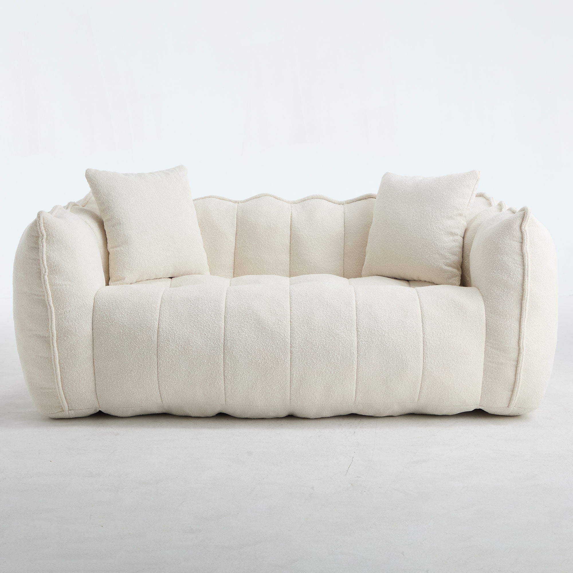 Cozy Beanbag Chair With High Resilience Foam Core For 2