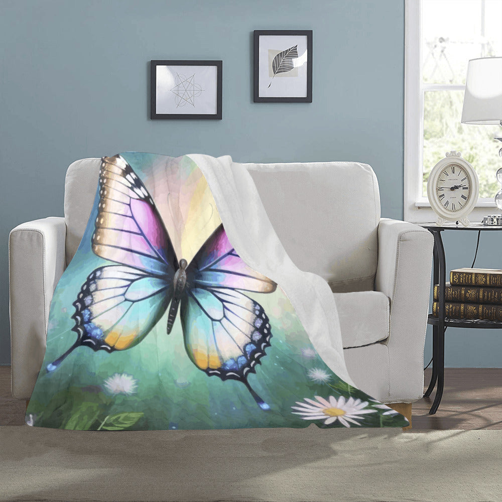 Butterfly Blanket Ultra-Soft Micro Fleece Blanket 40" x  50" | Ships from USA