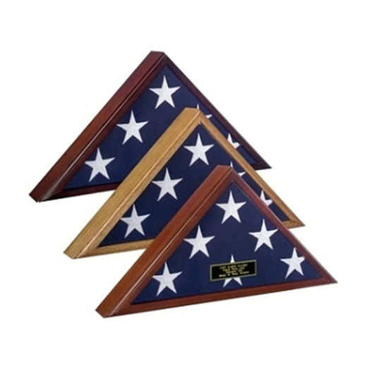 4 x 6 flag Display Case, 4ft x 6ft flag display case - Oak Material.