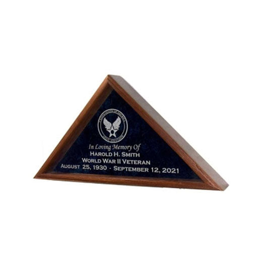 US Air Force Flag Display Case - American made Air force flag case