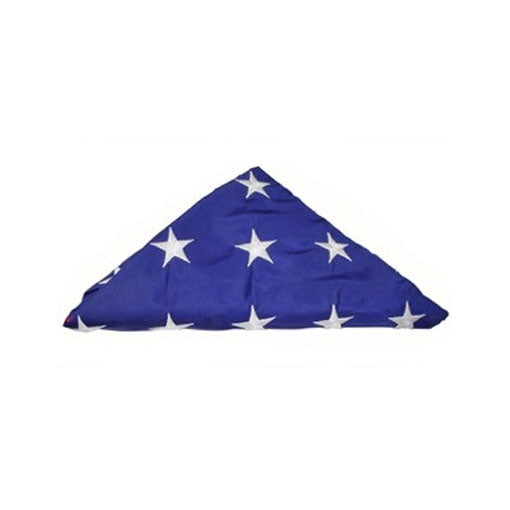 Flags Connections - Folded American Flag, Pre Folded American Flag - 5ft x 9.5ft Flag, American Burial Flag.