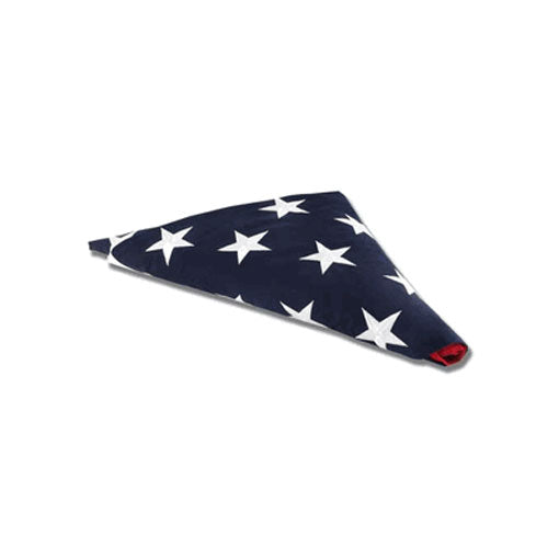 American Flag For Flag Display Case - 3ft x5 ft or 5ft x 9.5ft America Cotton Flag or folded 3ft x 5ft or folded 5ft x 9.5 ft America Flag.