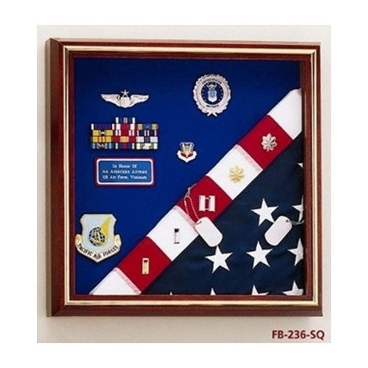 Military Award Medal Flag Display Combination - 3'x5' Flag