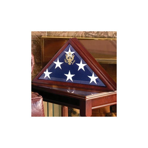 American Burial Flag Box - 3ft x 5ft American Flag or 5ft x 9.5ft Flag, American Burial Flag.