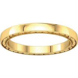 14K Yellow Band Size 6.5