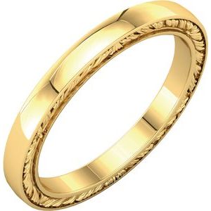 14K Yellow Band Size 7.5