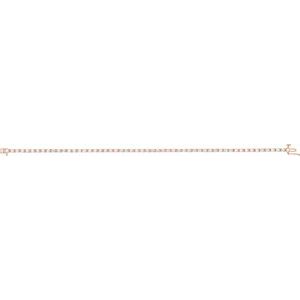 14K Rose Gold 2 1/4 CTW Lab-Grown Diamond Line 7 1/4" Bracelet – image 2