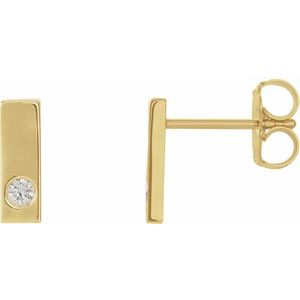 Sterling Silver 1.5 mm Round Bar Earring Mounting