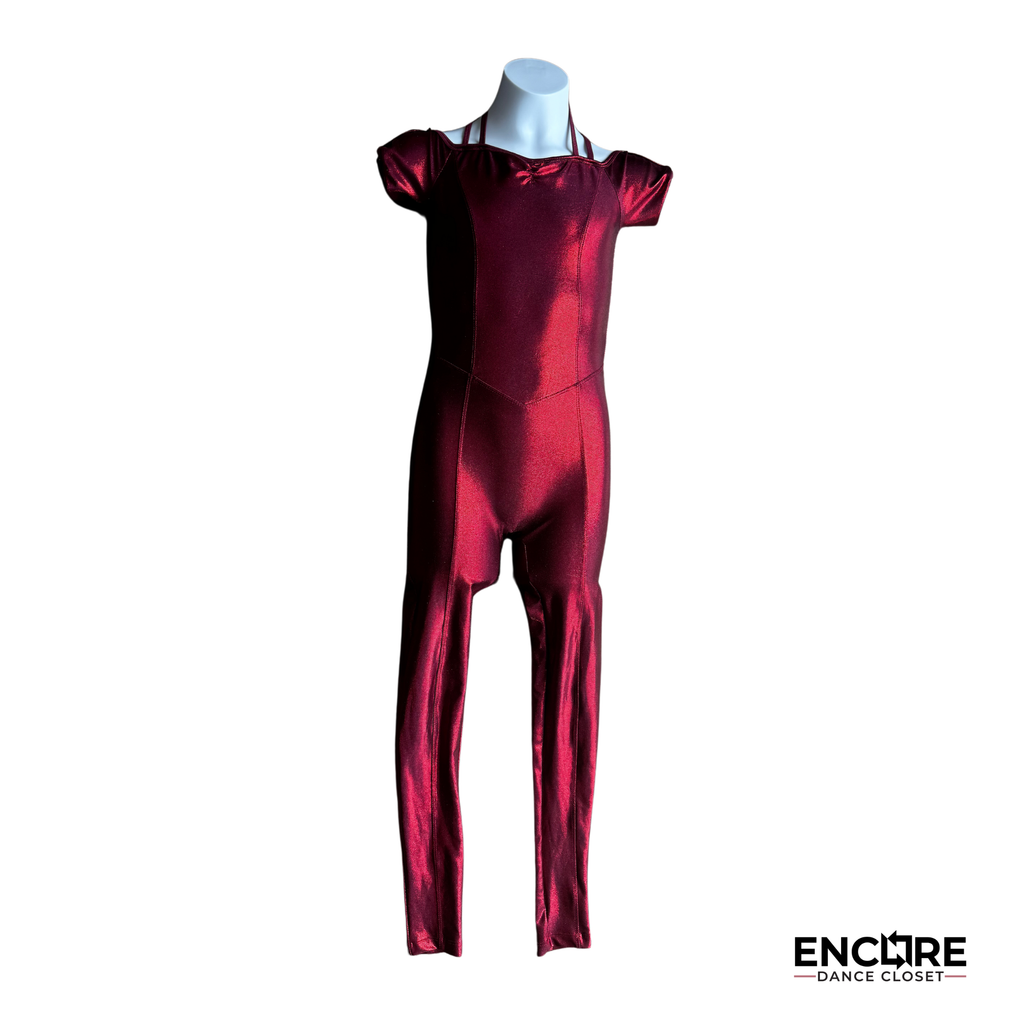 Sparkly Red Unitard