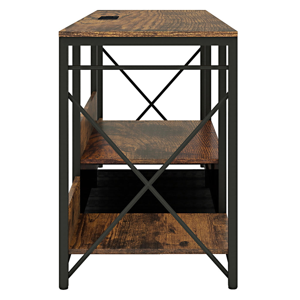 There are installation videos + scene videos .TV Stand with LED Lights Power Outlets  -  TV Stand with Fabric Drawers for 65 70 75 Inches TV -Can also be used in multiple scenes, living room, bedroom,