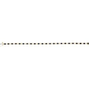 14K White Gold Lab-Grown Blue Sapphire & 2 3/8 CTW Lab-Grown Diamond Line 7" Bracelet – image 2