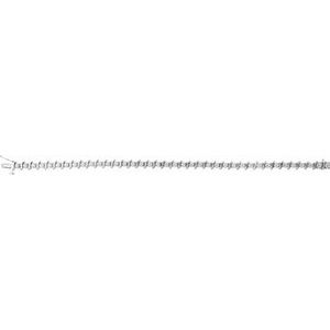 14K White Gold 1 1/2 CTW Natural Diamond Line 7 1/4" Bracelet