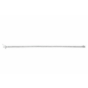 14K White Gold 3 1/6 CTW Natural Diamond Line 7 1/4" Bracelet