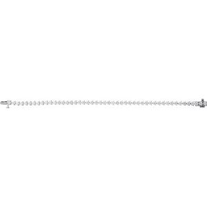Sterling Silver 3 mm Round Line 7 1/4" Bracelet Mounting – image 2