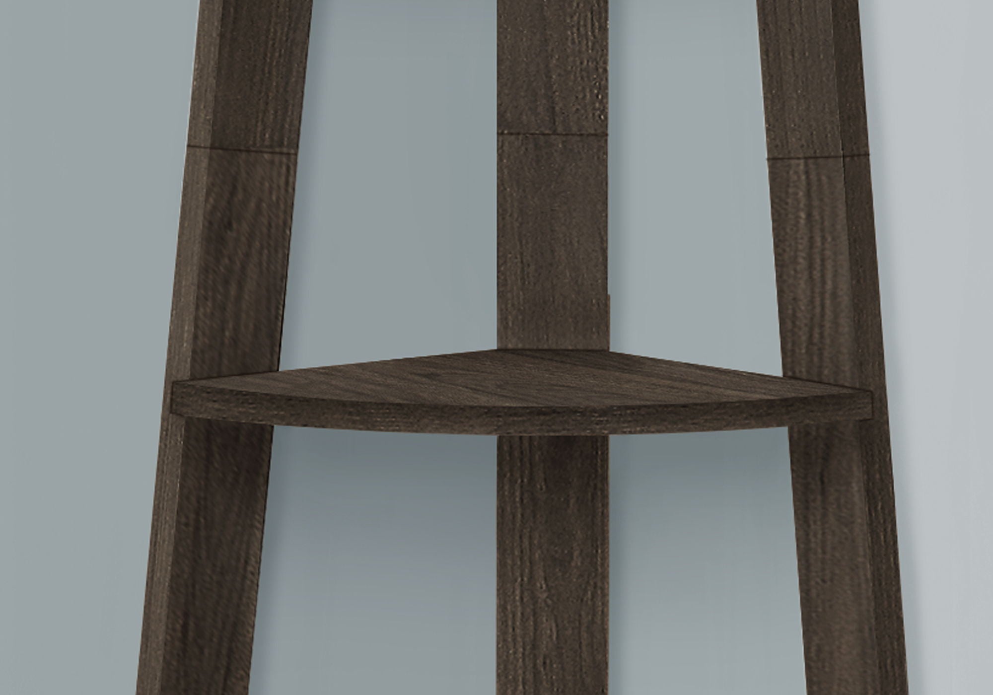 Bookshelf, Bookcase, Etagere, Corner, 5 Tier, For Office, Contemporary & Modern - Oak