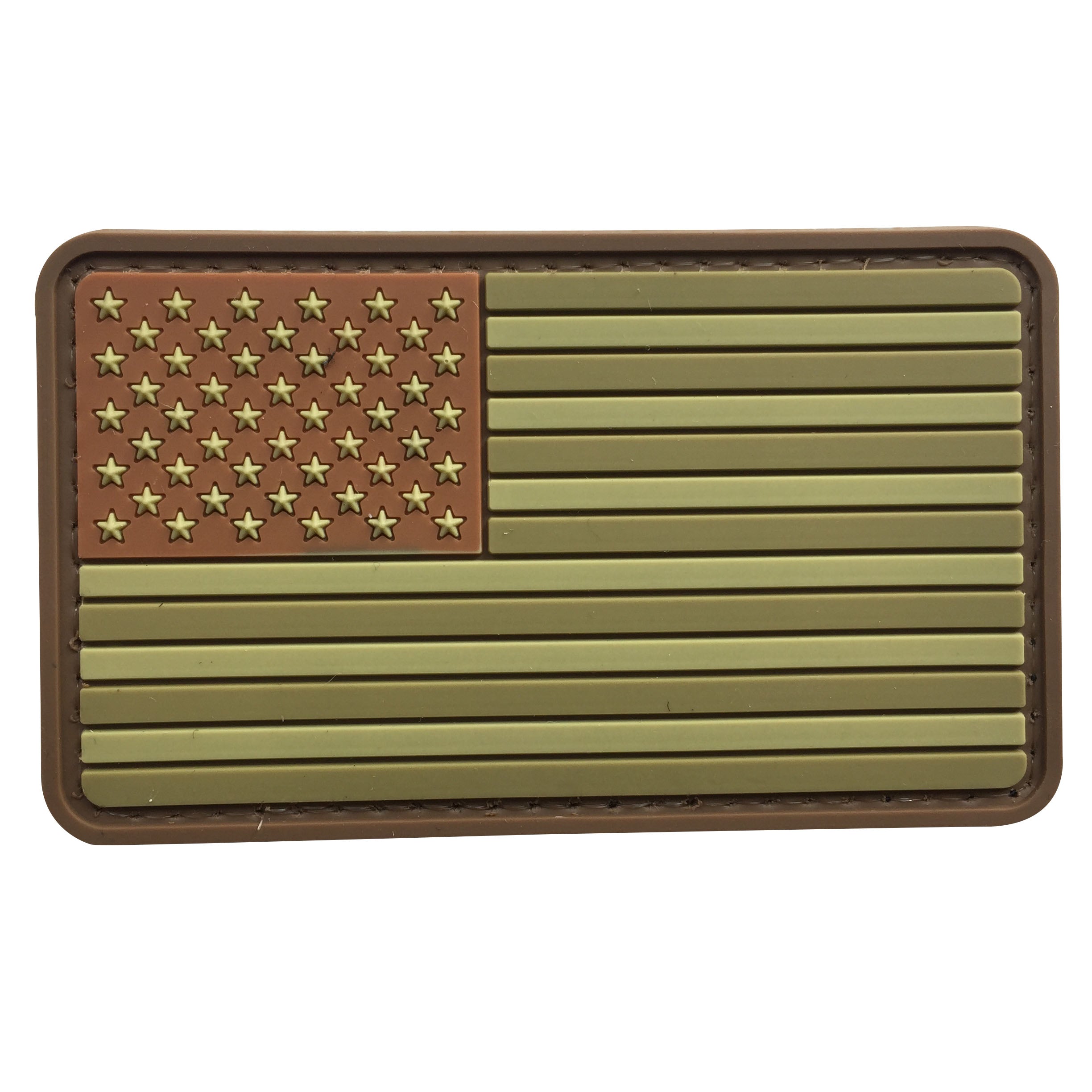US Flag Forward PVC Patch Multicam