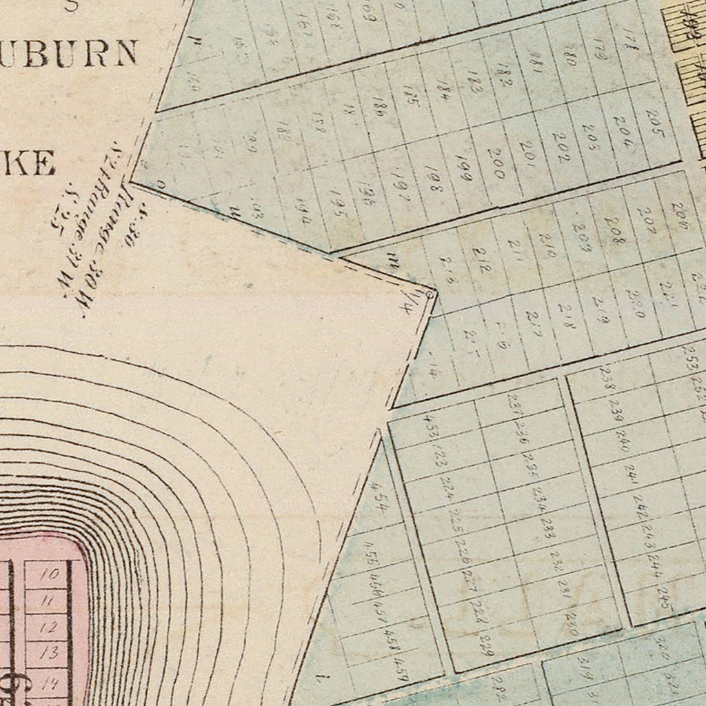 Vintage Map of New Auburn, Minnesota 1874