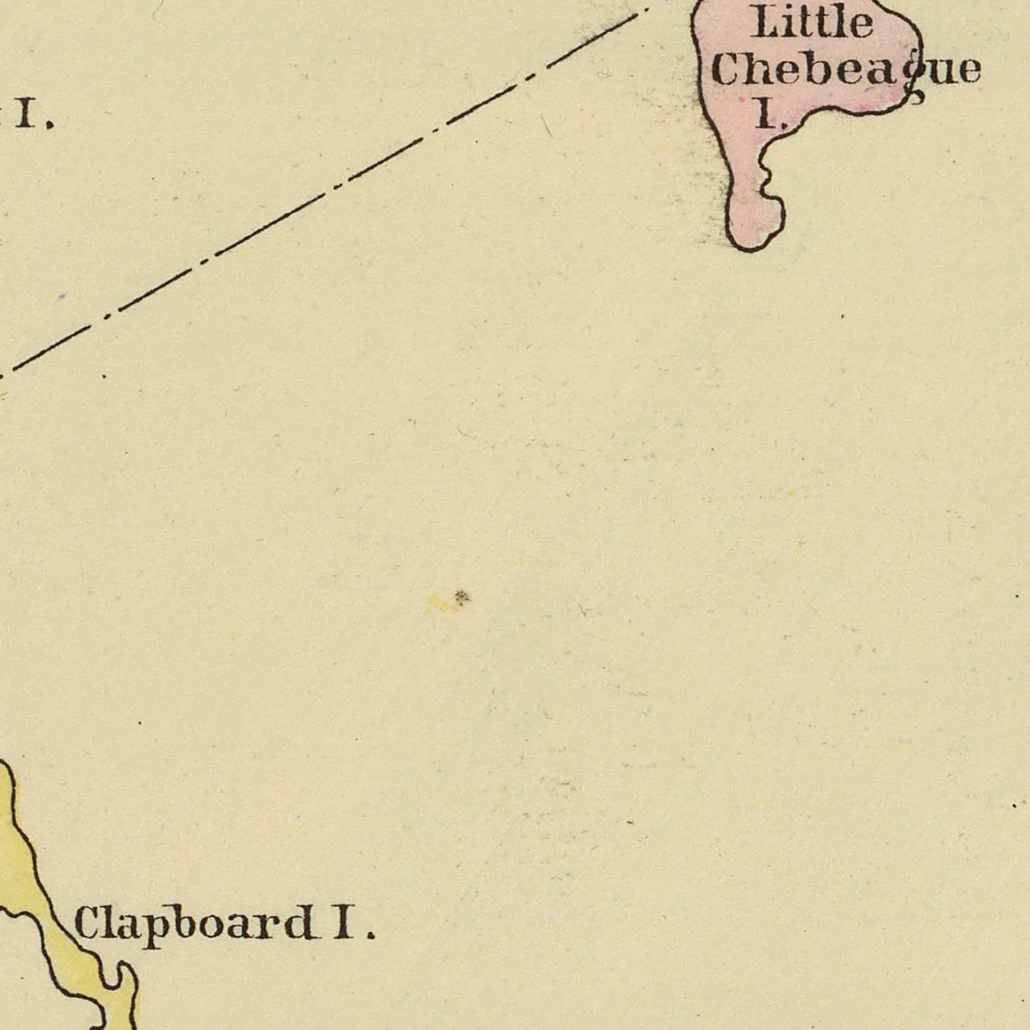 Vintage Map of Falmouth Foreside, Maine 1894