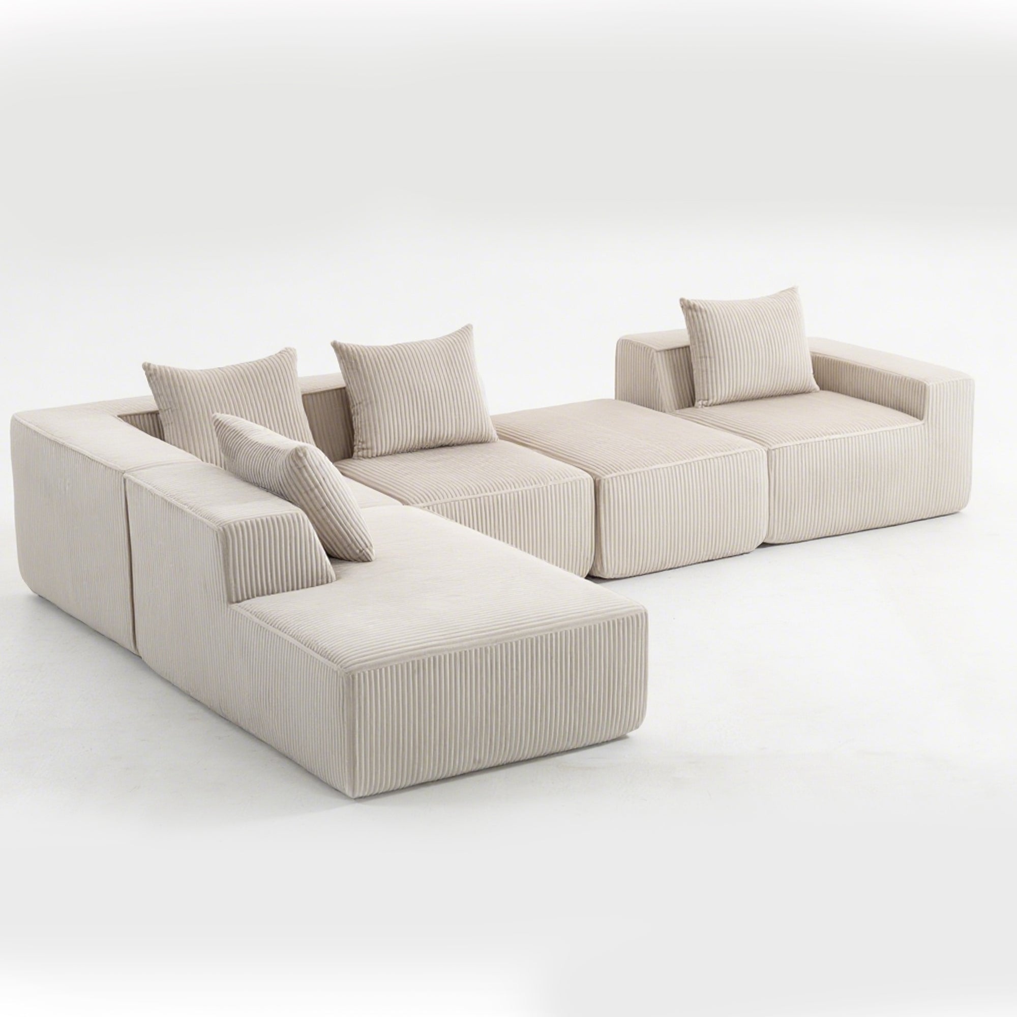 Multi person modular compression sofa that can be freely combined-33005-5