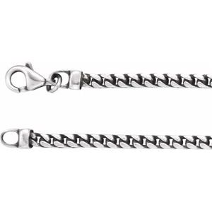 Sterling Silver 3 mm Franco 20" Chain