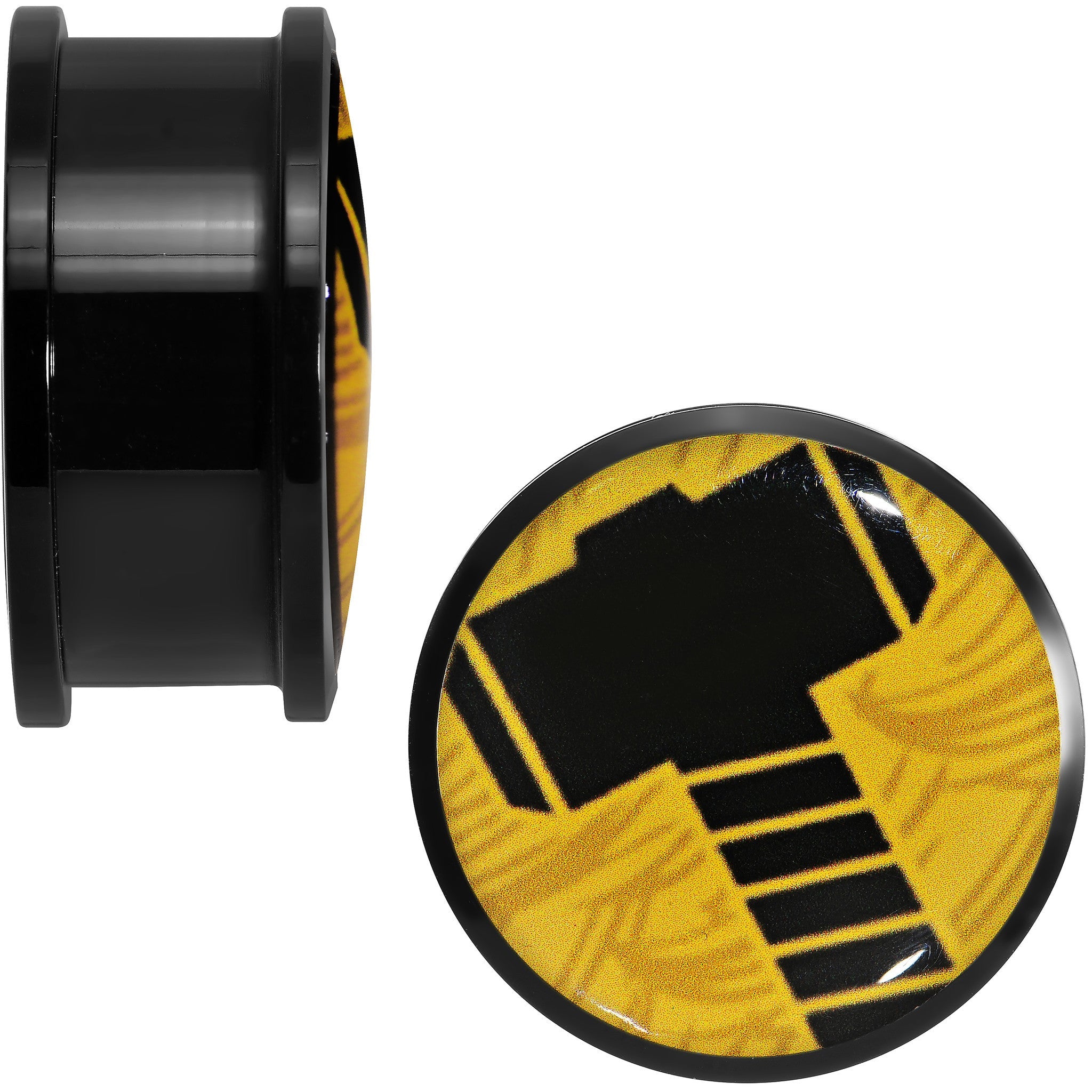 1 inch Licensed Hammer of Thor Acrylic Screw Fit Plugs Set