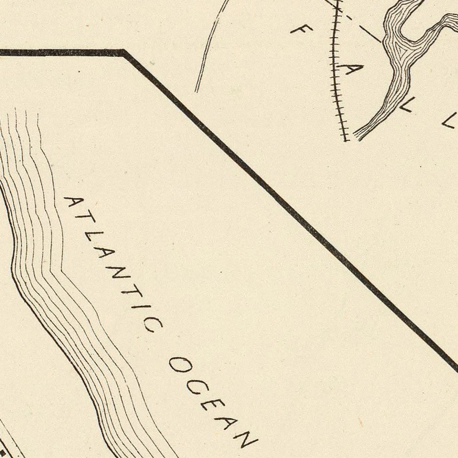 Vintage Map of Hampton, New Hampshire 1892