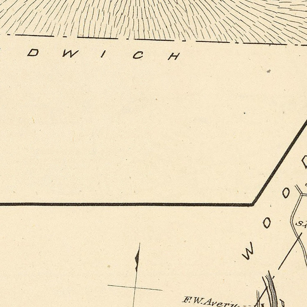 Vintage Map of Thornton, New Hampshire 1892