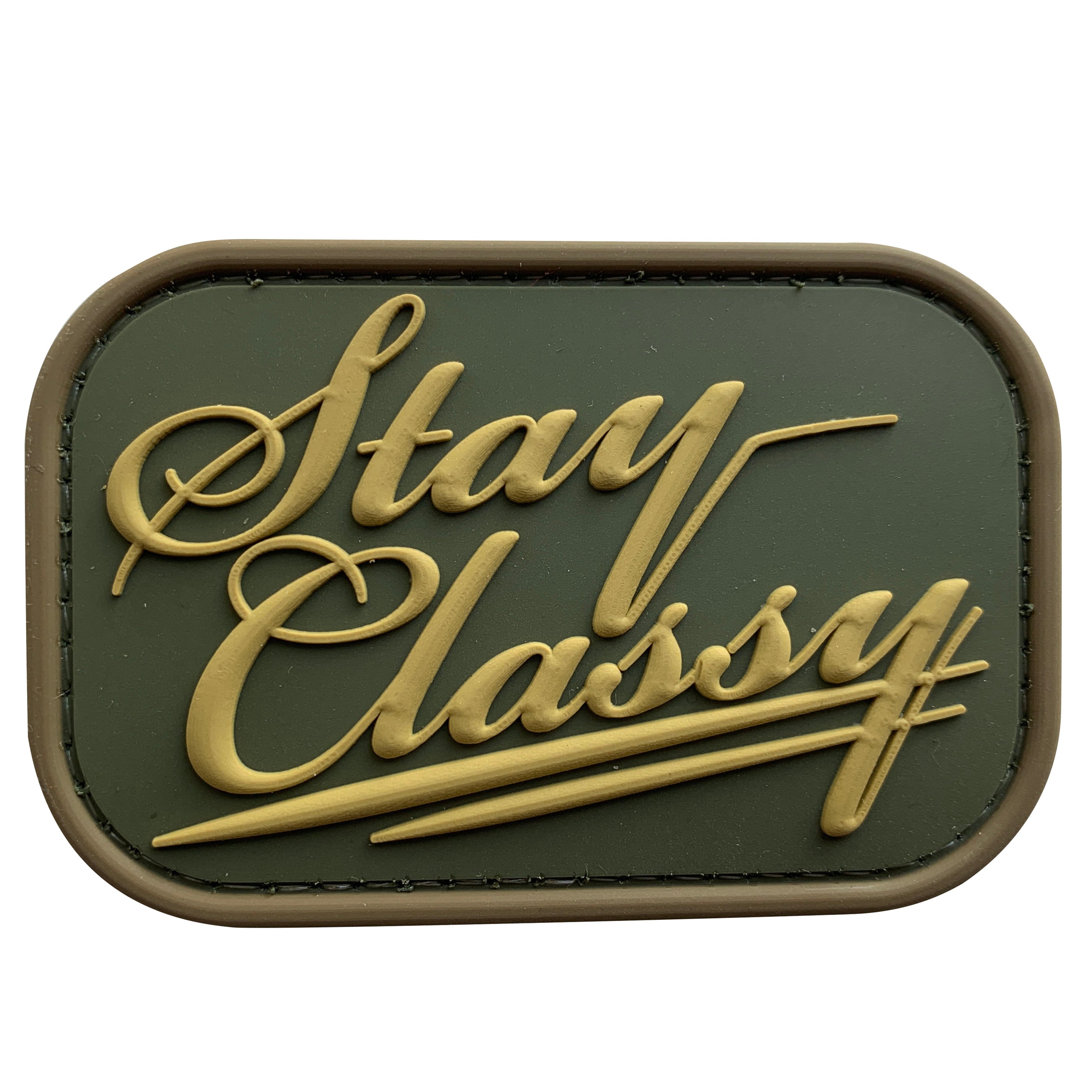 Stay Classy PVC Patch Multicam