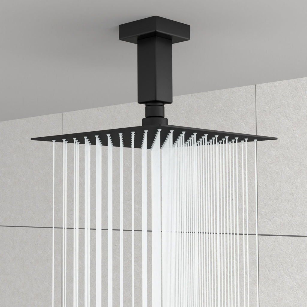 Ceiling Mounted Shower Arm With Flange Stainless Steel