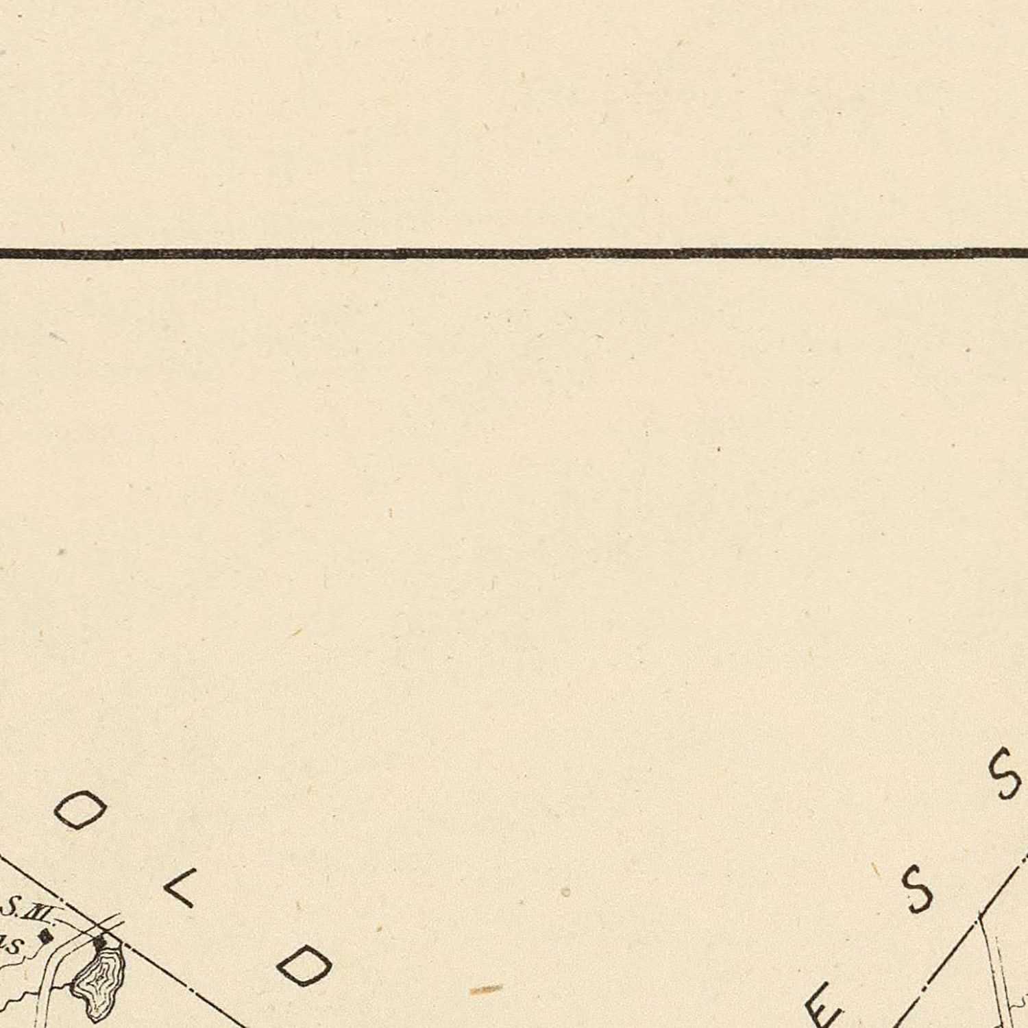Vintage Map of Center Harbor, New Hampshire 1892