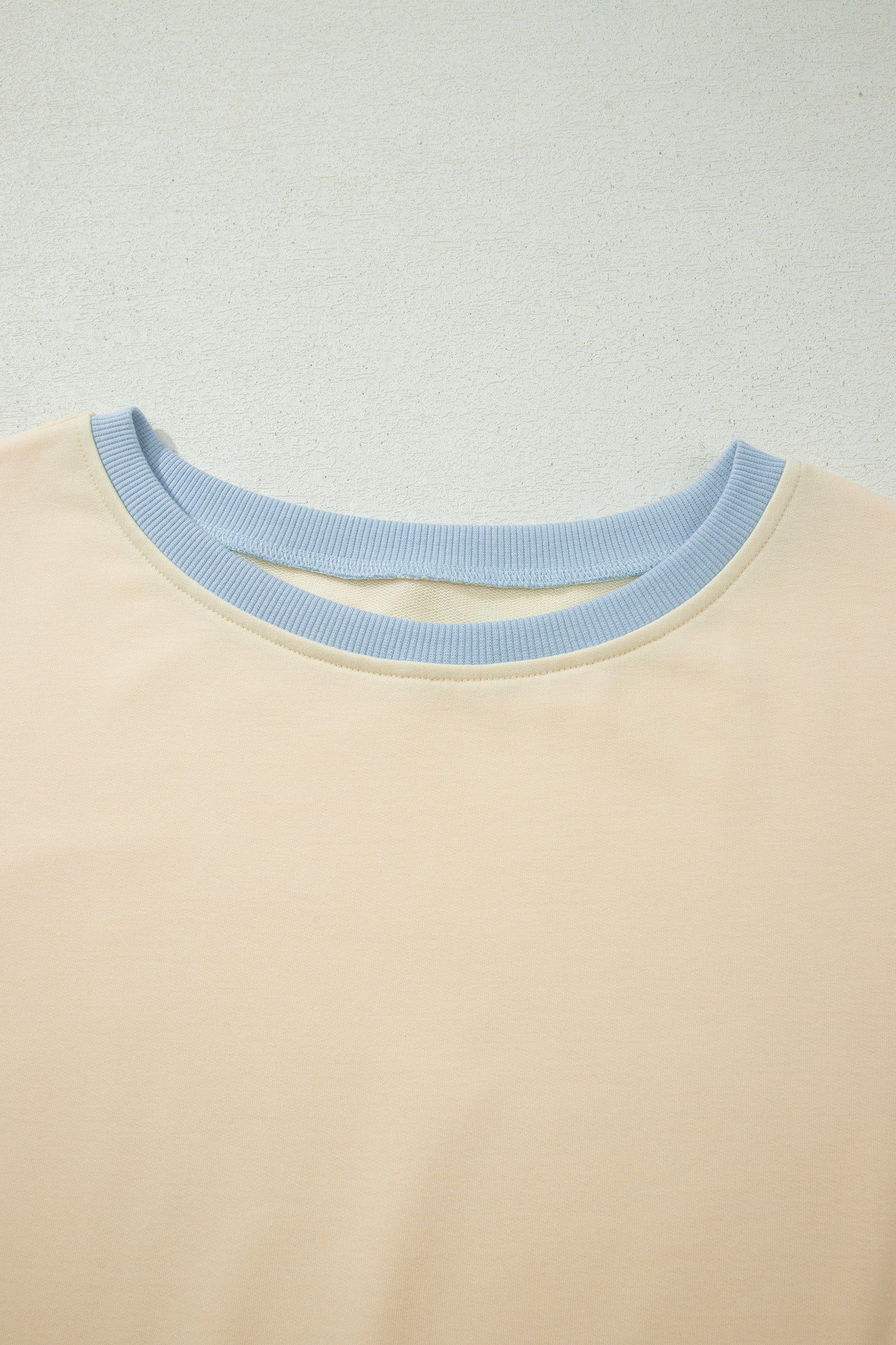 Colorblock Drop Shoulder T-Shirt & Skort Set