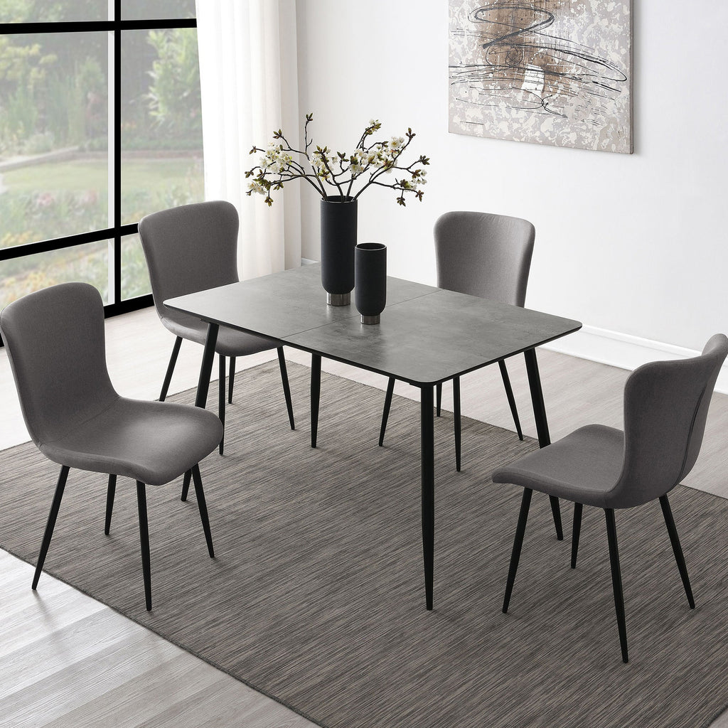 Grant Warm Grey Upholstered Dining Side Chair (Set of 2)