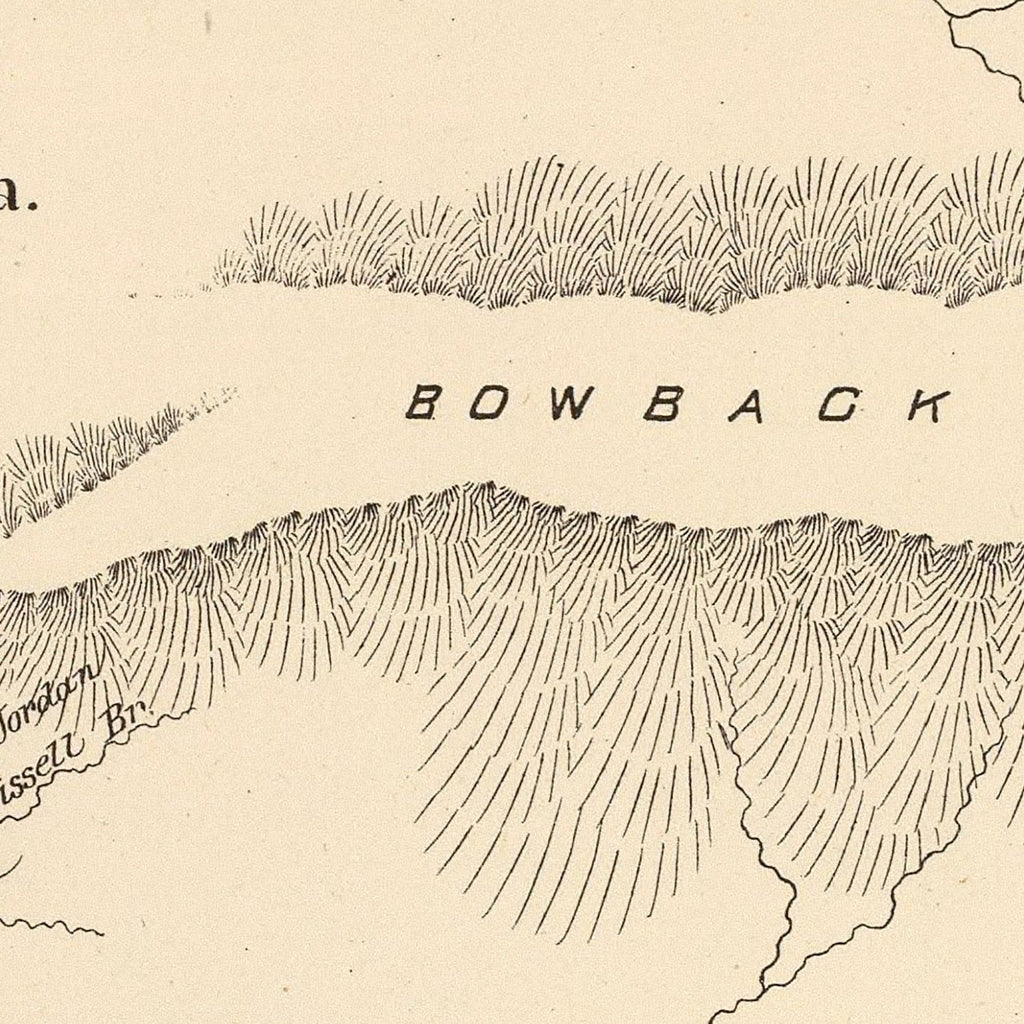 Vintage Map of Columbia, New Hampshire 1892