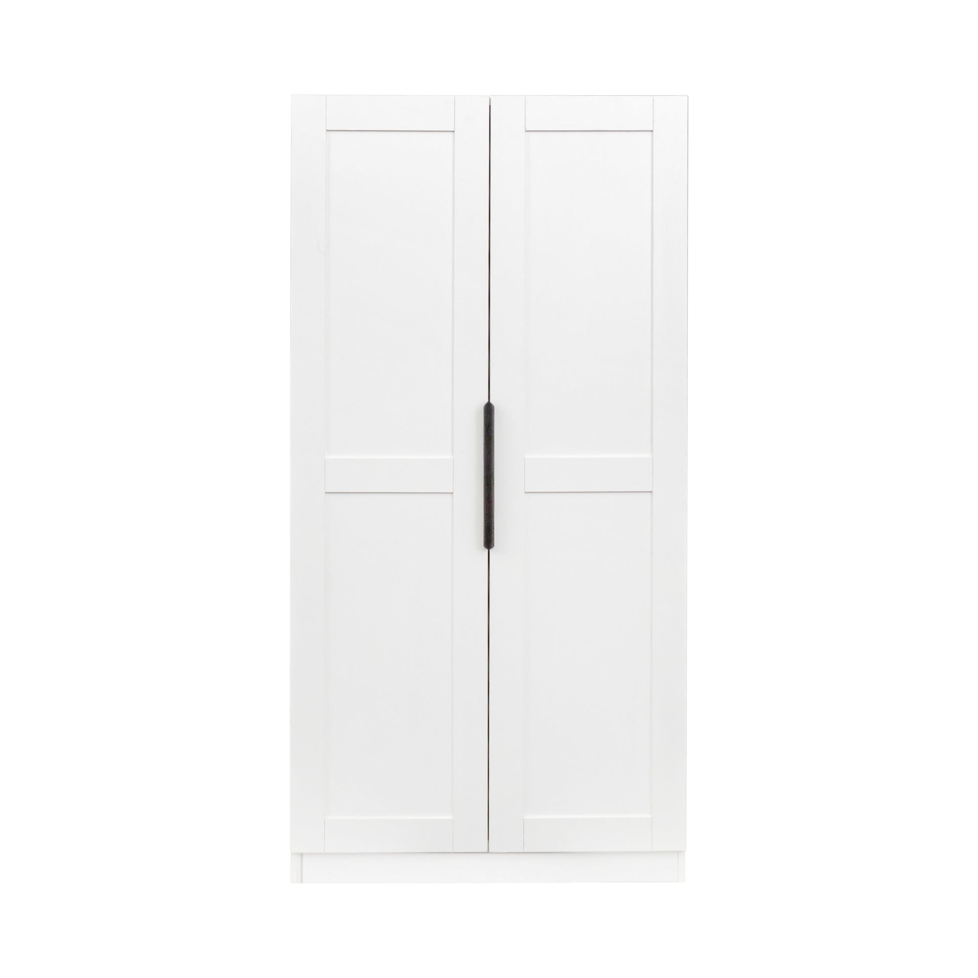 62.99in Kitchen Pantry Cabinet, White Freestanding Buffet Cupboards Sideboard with Doors &  Shelves, Kitchen Pantry Storage Cabinet for Kitchen, Living Room and Dinning Room