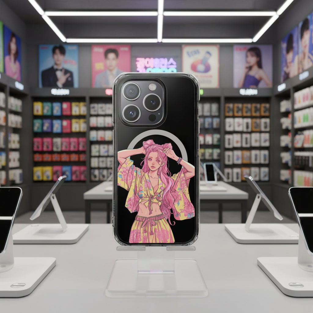 Oneticase Anime Girl Magnetic Case for iPhone