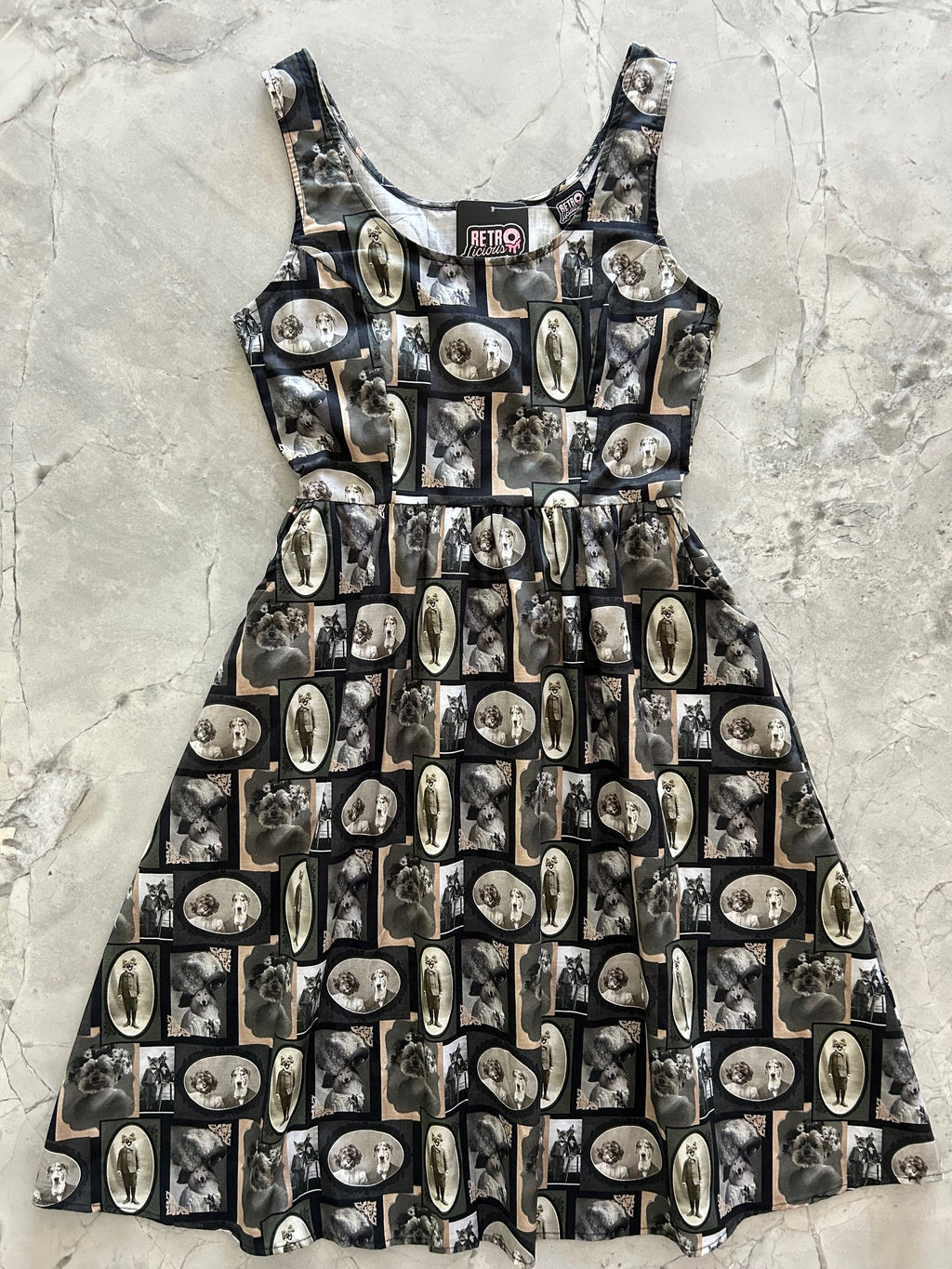 Dapper Dogs Fit & Flare Dress