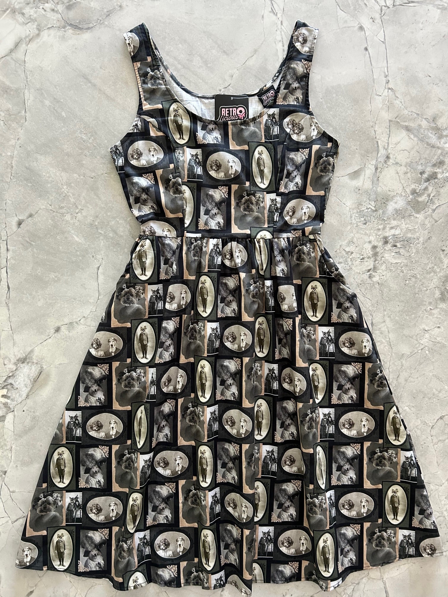 Dapper Dogs Fit & Flare Dress