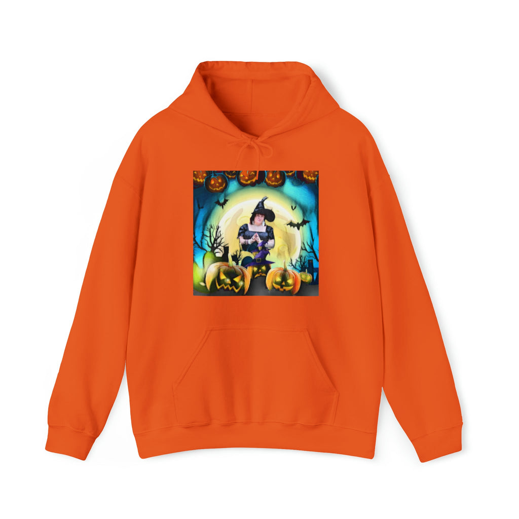 Scary Witch Unisex Heavy Blend™ Hooded Sweatshirt up to 5XL