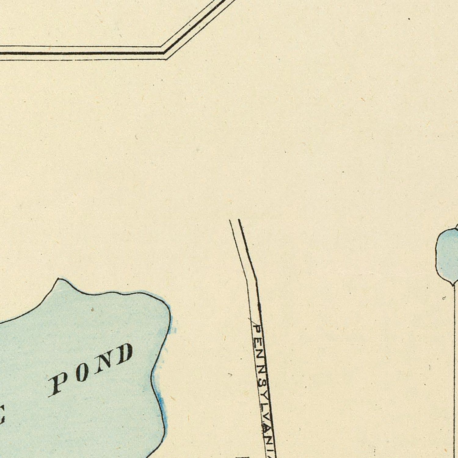 Vintage Map of Jewett City, Connecticut 1893