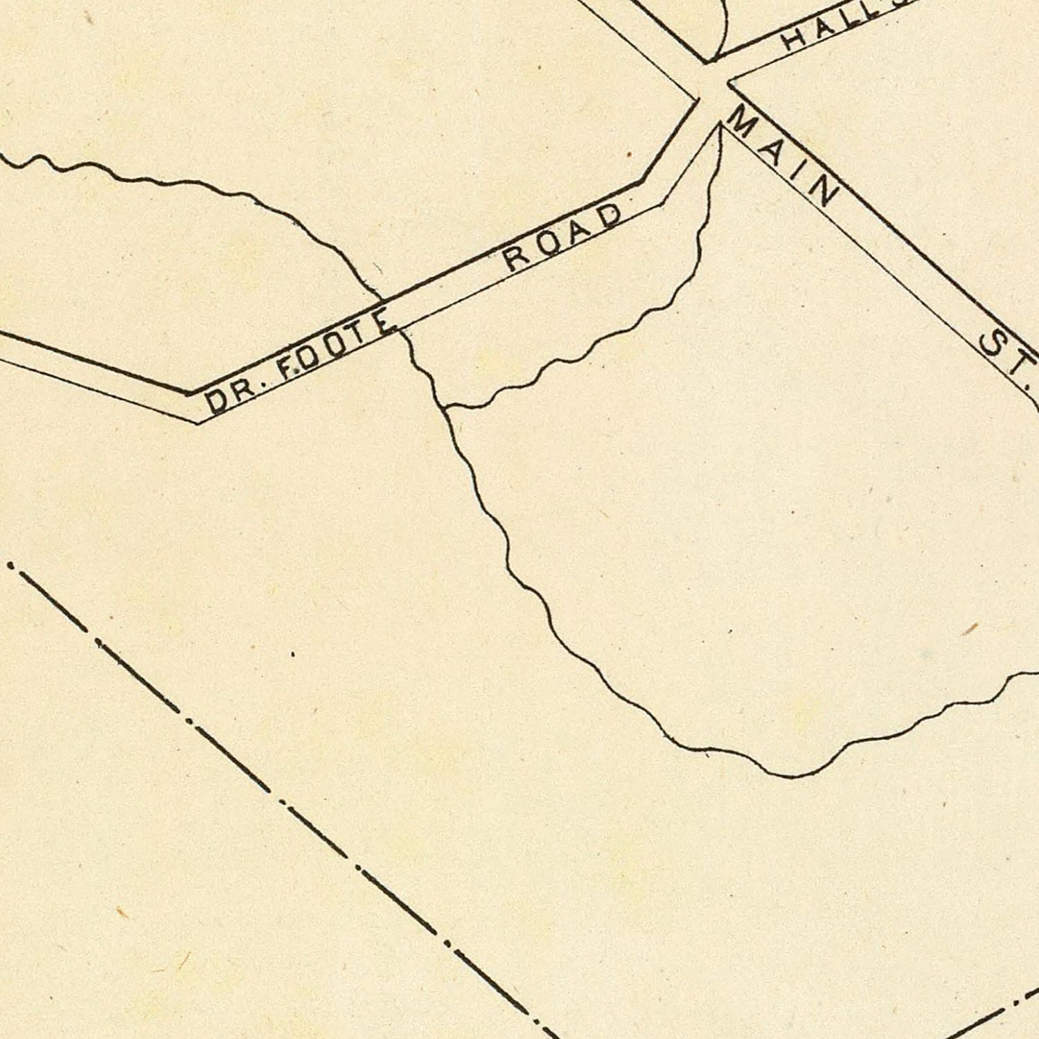 Vintage Map of Baltic, Connecticut 1893