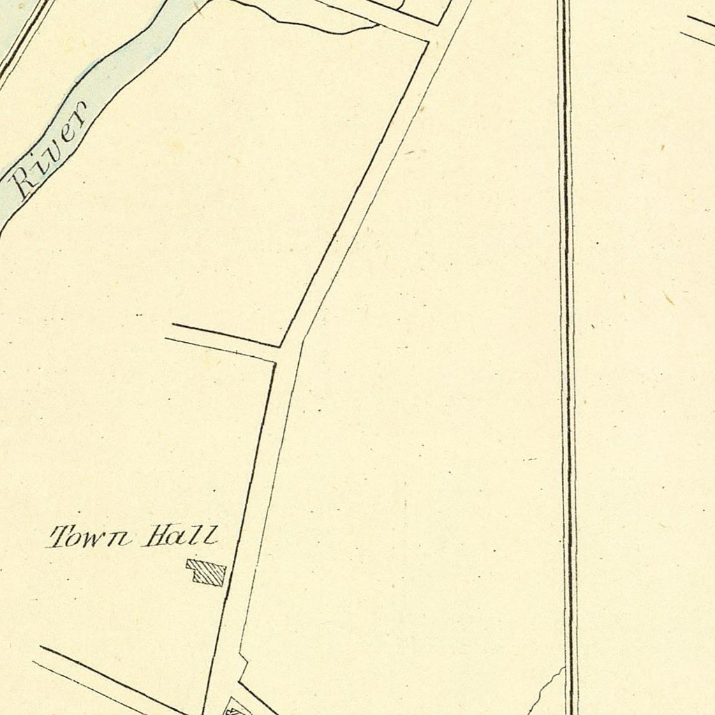 Vintage Map of Noank, Connecticut 1893