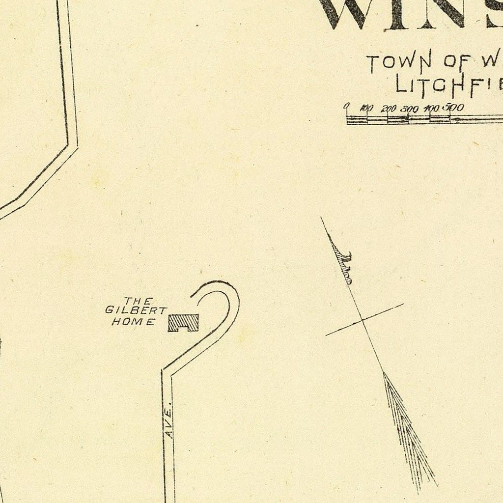 Vintage Map of Terryville, Connecticut 1893