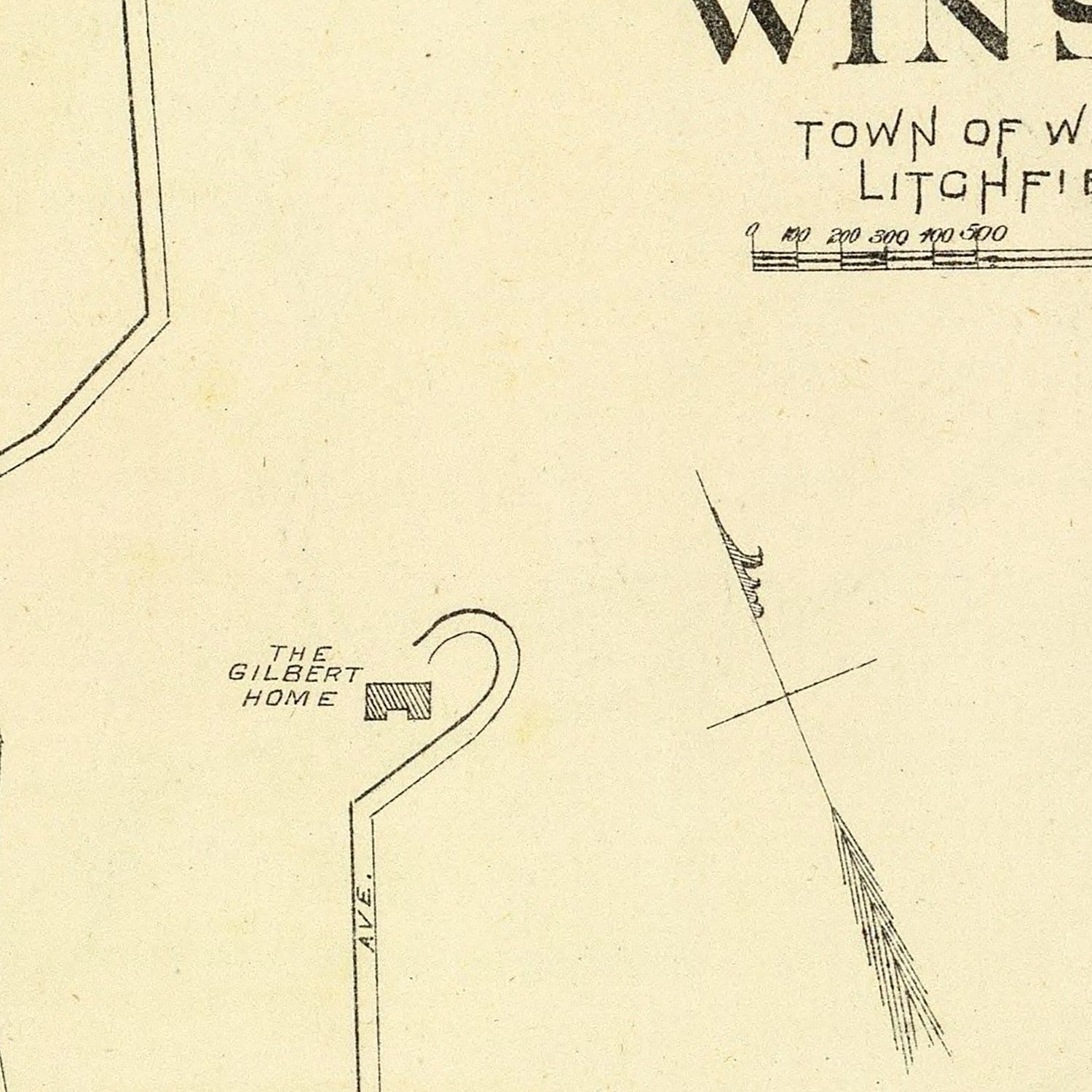 Vintage Map of Terryville, Connecticut 1893