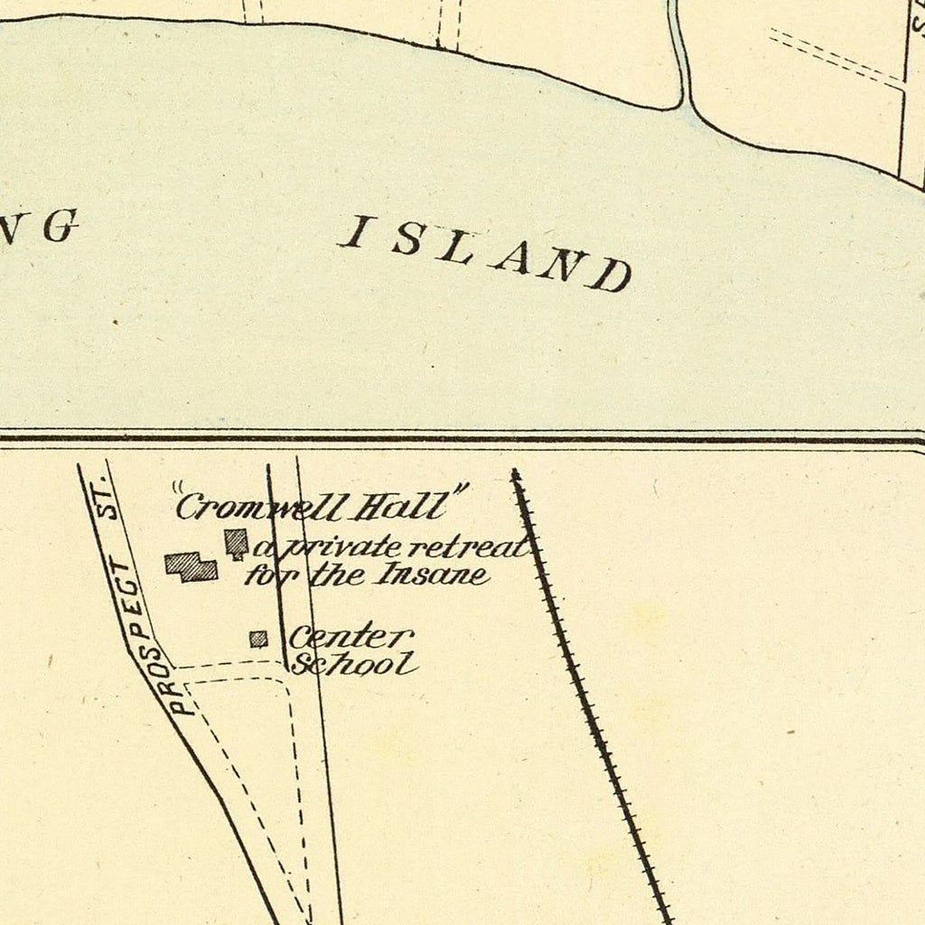 Vintage Map of Cromwell, Connecticut 1893