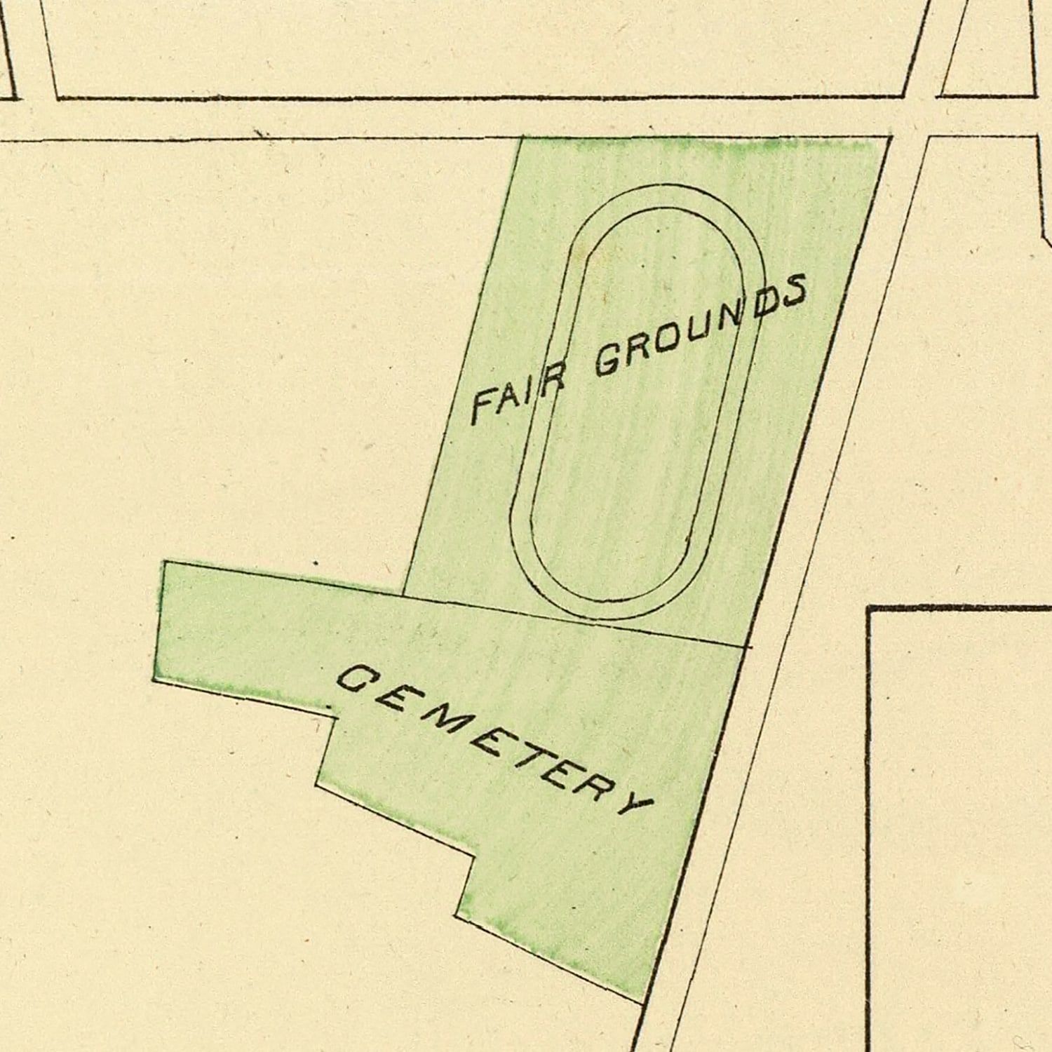 Vintage Map of Brooklyn, Connecticut 1893