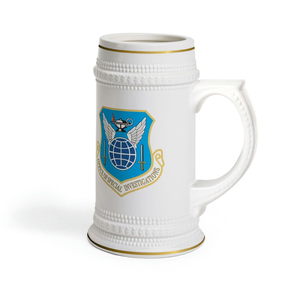 OSI Badge and Shield Beer Stein Mug