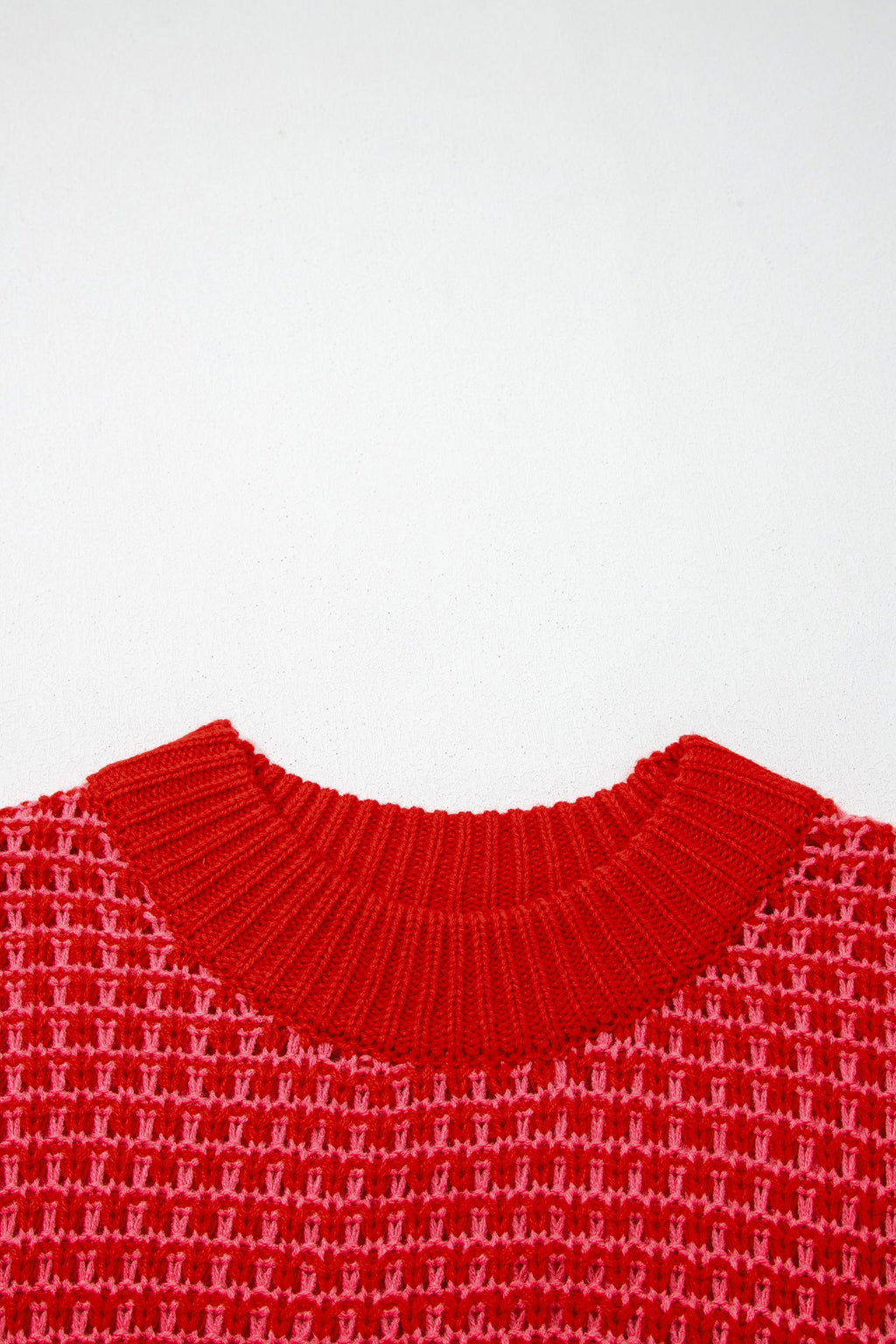 Stripe Draped 3/4 Sleeve Slouchy Sweater