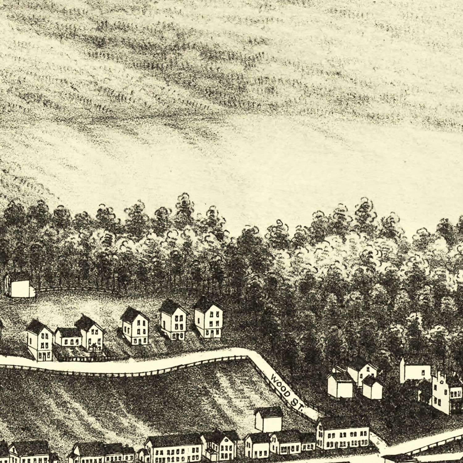 Vintage Map of Blackinton, Massachusetts 1889
