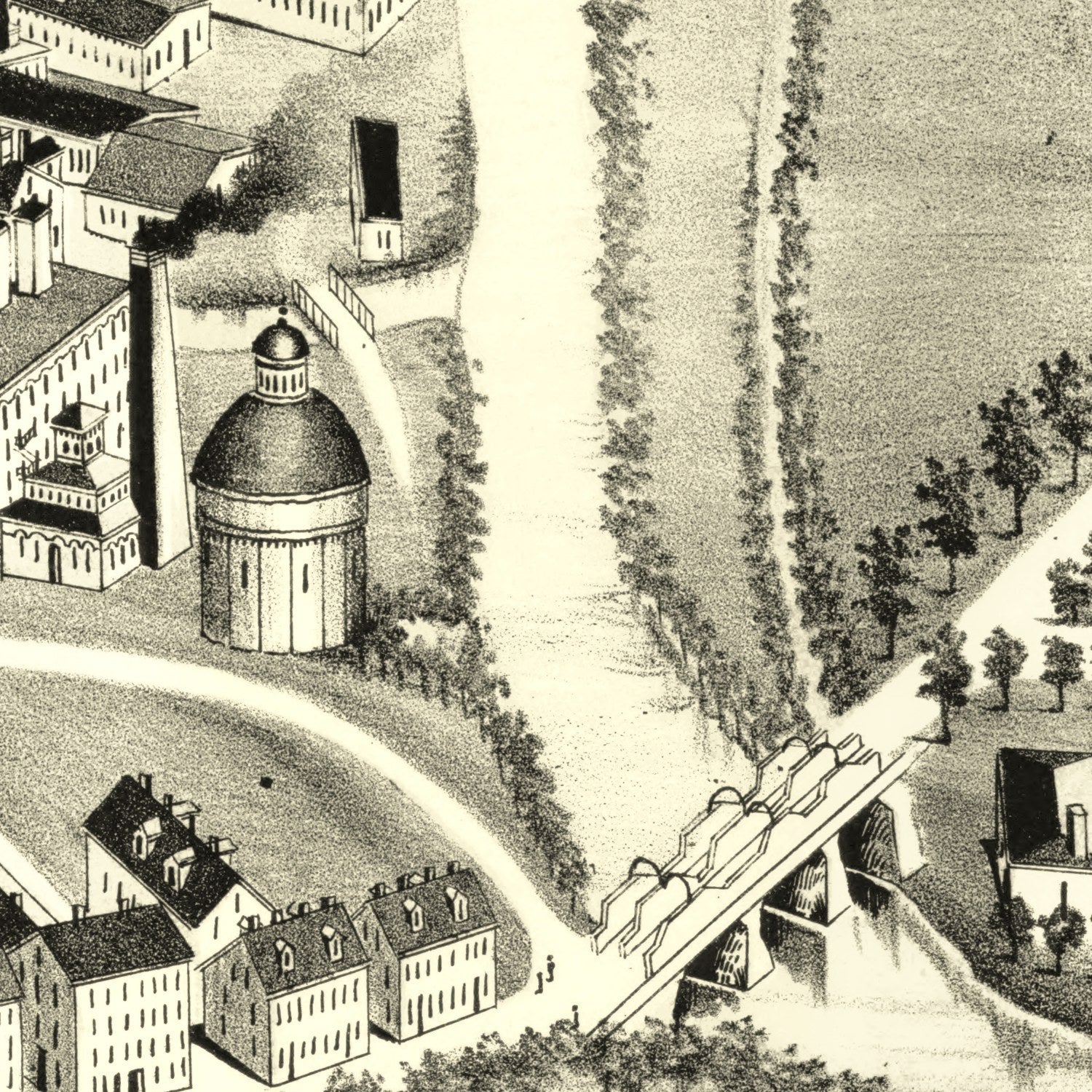 Vintage Map of Lonsdale, Rhode Island 1888