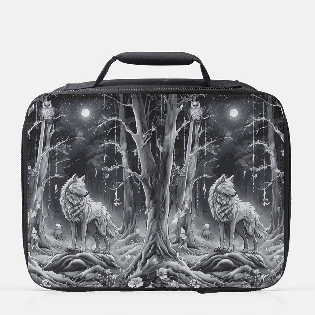 Ethereal Wolf in the Moonlight Insulated Lunch Box